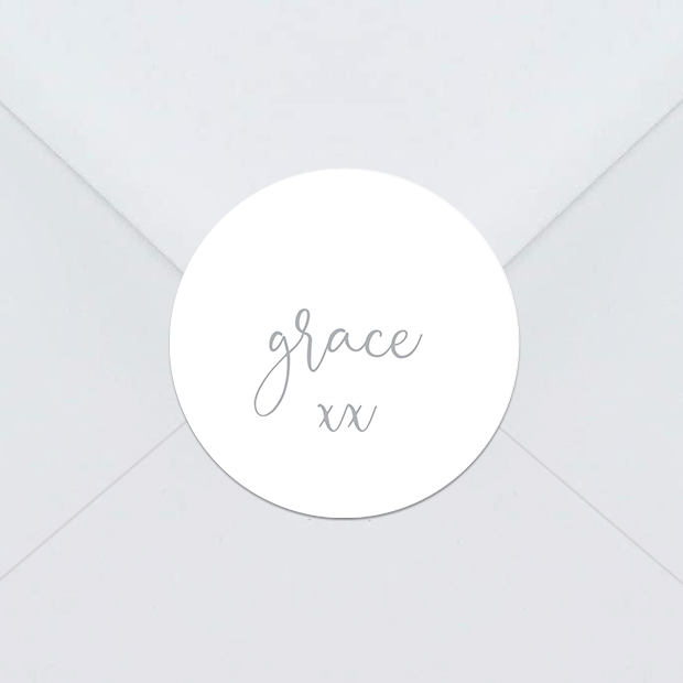 Modern Simplicity Envelope Sticker – Girl