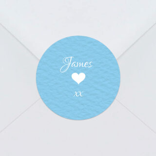Blue Heart Sticker