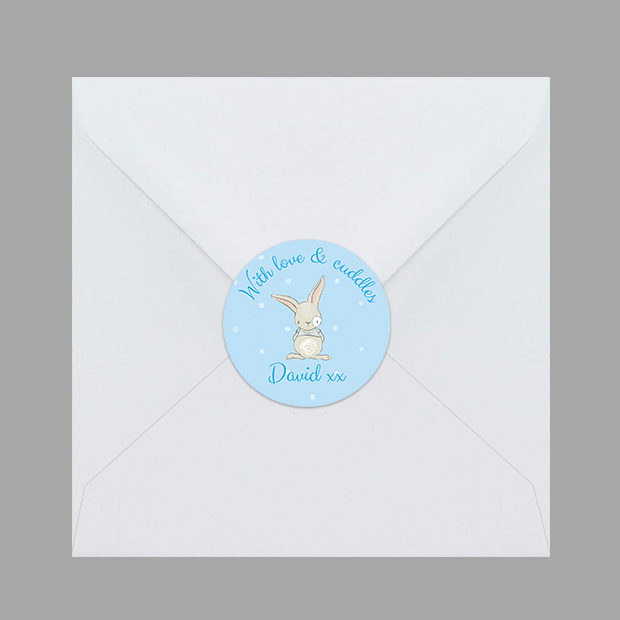 bunny fun envelope sticker