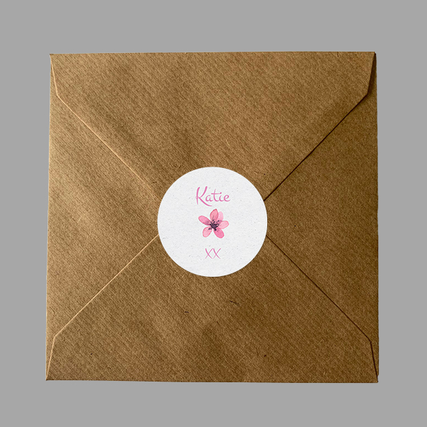 Pink Blossom Sticker - Image 4