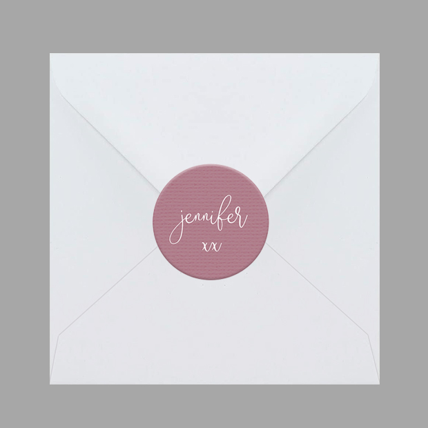 A little note - envelope sticker