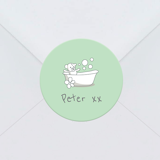 ABC Envelope Sticker – Boy